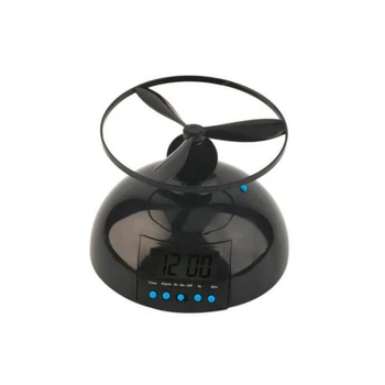 

Creative Flying Alarm Clock Crazy Annoying Loud Lazy Screw-Propeller Helicopter Style LED Digital Alarm Clock Despertador