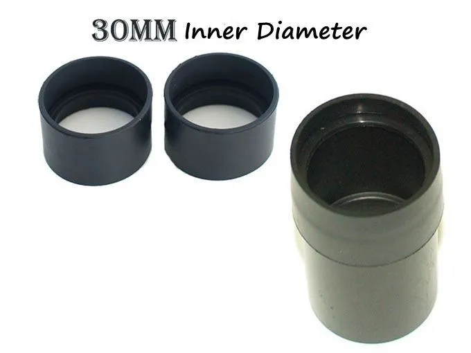 1 Pair 30mm Rubber Eyepiece Cups Eye Guards for Microscope Telescope