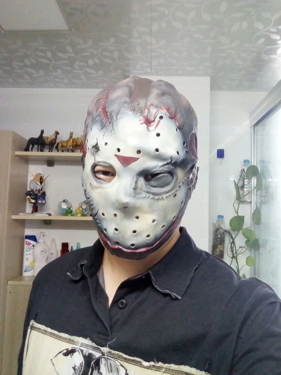 Новое качество косплей Jason Voorhees Фредди хоккейная латексная маска клоуна для Хэллоуина вечерние костюмы