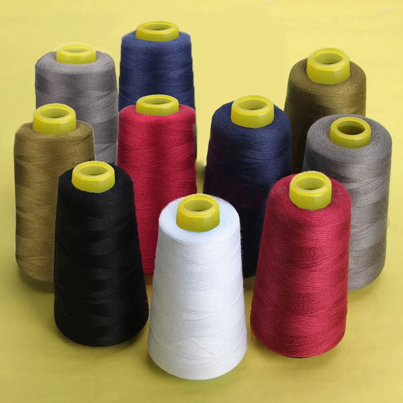 

11 Colors 3000 Yards Sewing Thread Over locking Sewing Machine Polyester Thread Hand Sewing Thread Craft Patch Sewing Supplies