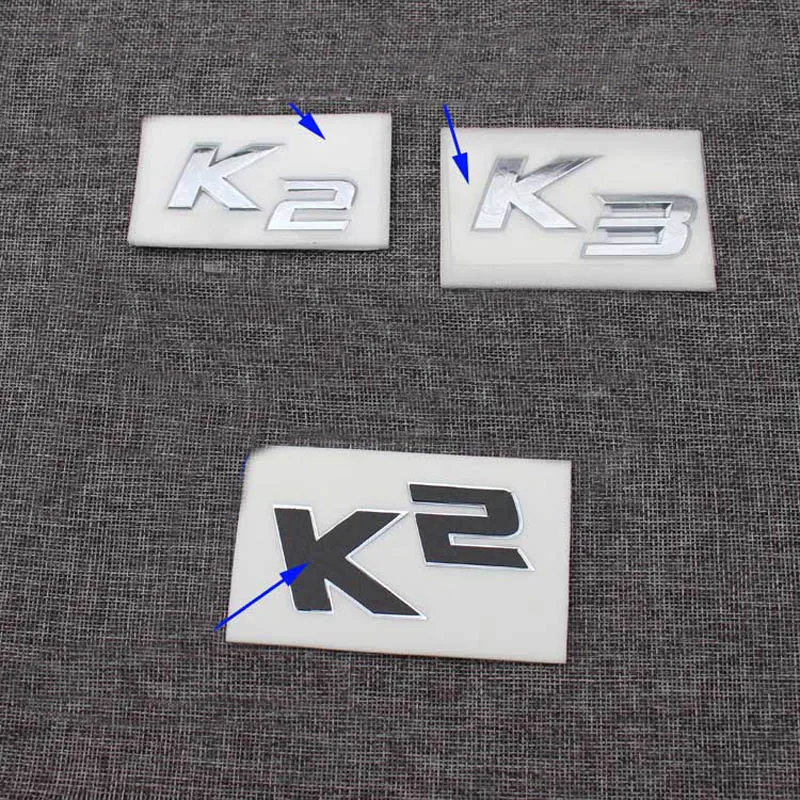 Наклеиваемого покрытия для автостайлинга из ABS пластика на Стикеры для Kia K2 K3 K3S K3DCVVT K3S K4 K5 KX3 KX5 надпись-логотип бренда хвост багажник эмблема Стикеры наклейка
