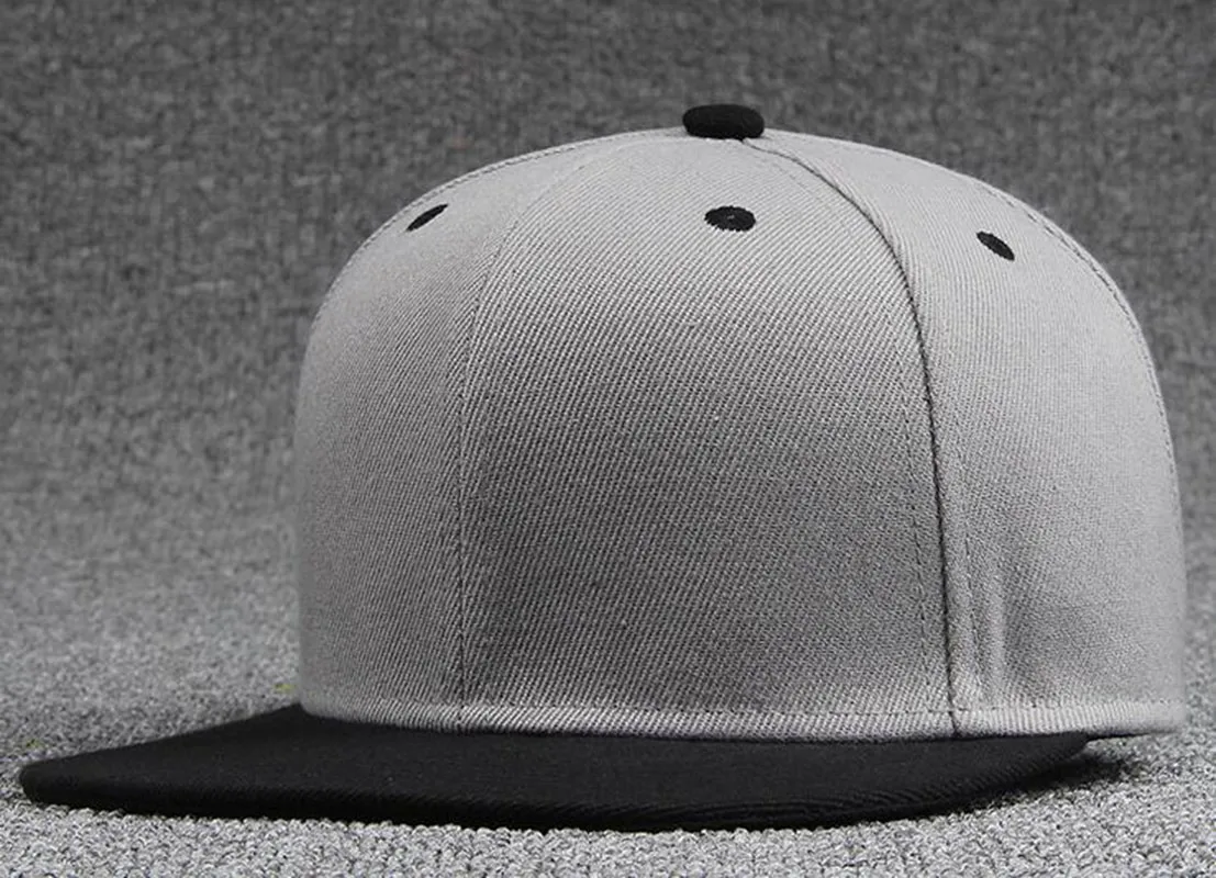 Bulk Hats 30pcs Classic Two Tone Flatbill Snapback Hat for Men Women Plain Polyester Hats Spring