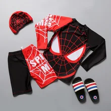 Детские купальный костюм для маленького мальчика Детские купальники купальные костюмы купальник для детей бикини обувь мальчиков с длинным рукавом Одежда заплыва шорт