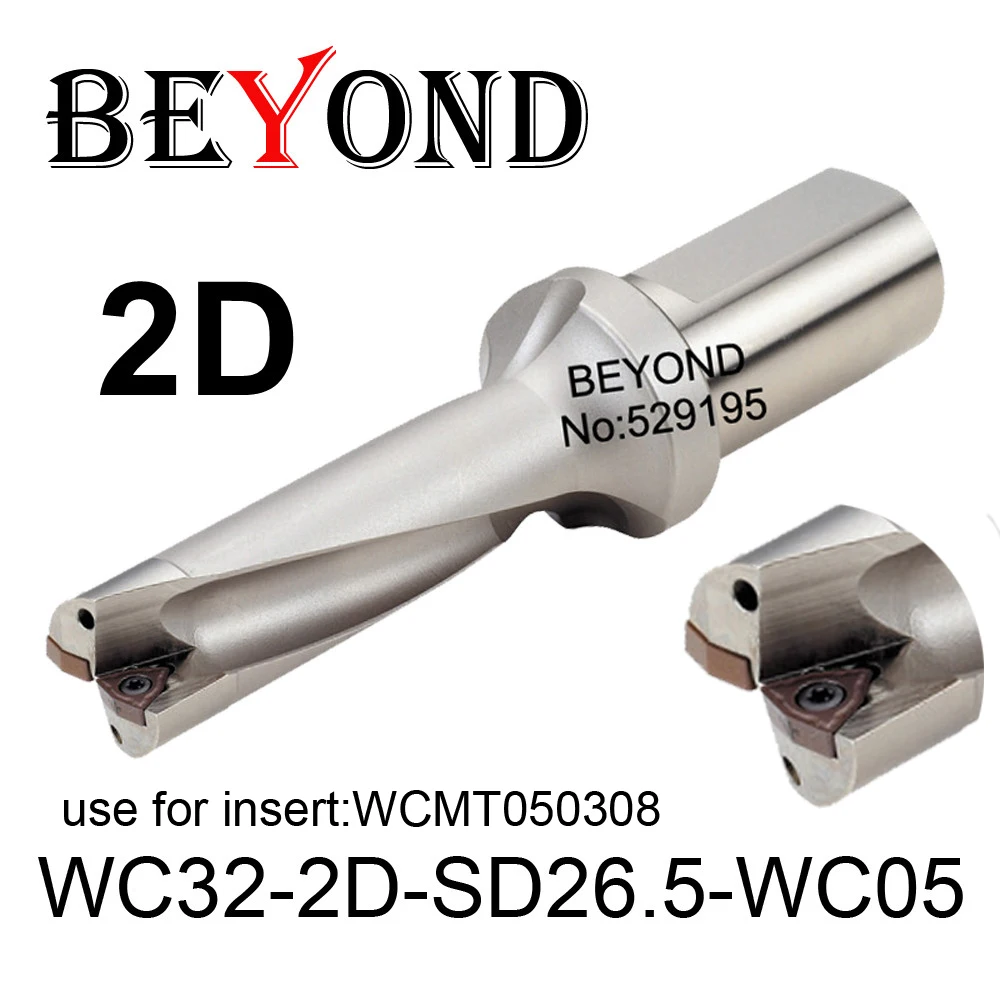 

WC32-2D-SD26.5-WC05,replace The Blades And Drill Type For Wcmt050308 Insert Drill U Drilling / Shallow Hole Drill