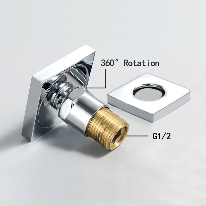 1 PC Shower Massage Body Spray Jet Brass 2 Inch Bathroom Shower Body Jets Rainfall Chrome Sprayer Thickened Decorative Cover