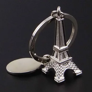 

10 pcs/lot Creative Retro France Paris Eiffel Tower Model Cute Mini Keychain Keyring Keyfob Love Gift