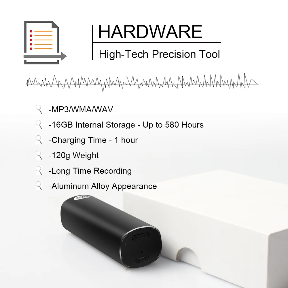 QZT Mini Audio Voice Recorder Professional Digital