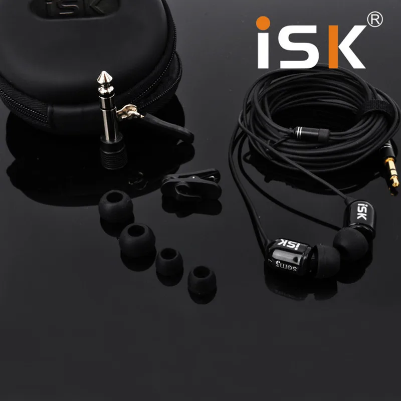 ISK SEM 5 наушники стерео в ухо монитор гарнитура 3 мм Hifi для телефонов компьютеров