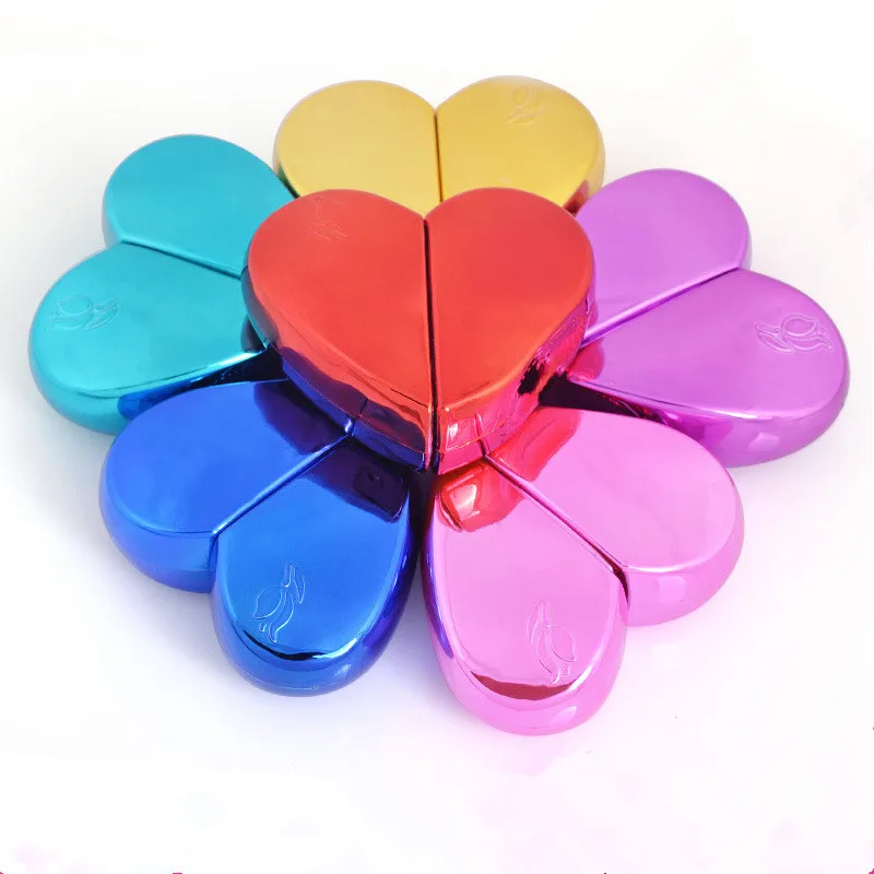 

1PC 5 Colors 25ml Heart Shaped Glass Portable Perfume Bottles with Spray Refillable Empty Perfume Atomizer for Women Travel