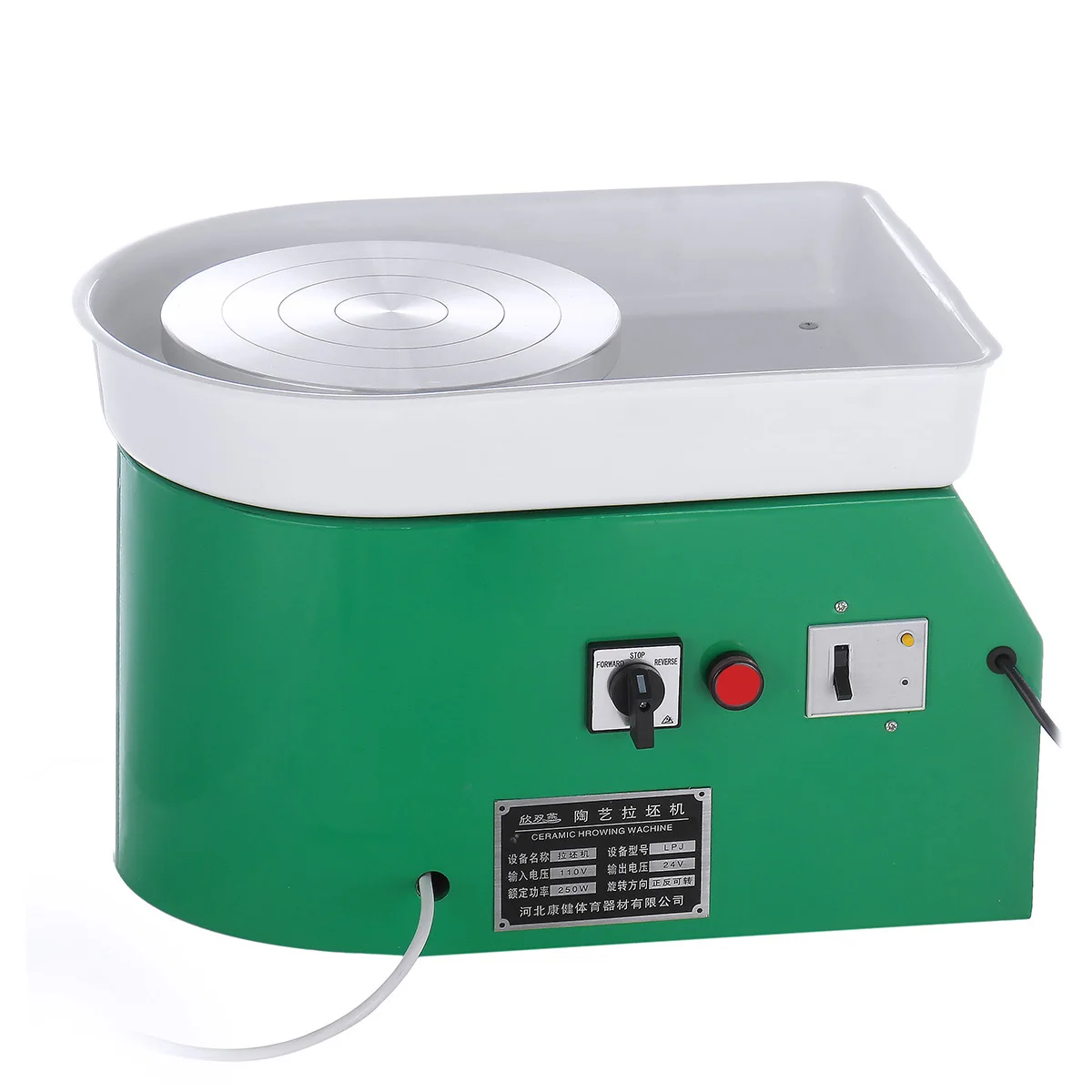 US 110V 250W Turning Electric Pottery Wheel Ceramic Machine Ceramic Clay Potter Kit For Ceramic Work Ceramics