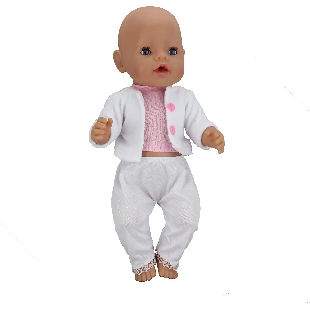 

Short Leisure Set Doll clothes Wear fit for 43cm/17inch baby Doll, Children best Birthday Gift(only sell clothes)