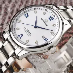 Реджинальд лучший бренд класса люкс Для мужчин часы модные Бизнес Часы из нержавейки Для мужчин Водонепроницаемый кварцевые часы