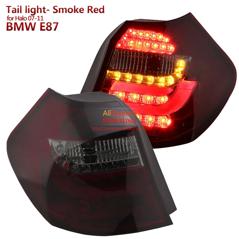 SN-BMW E87 07-11 TL Halo Smoke Red
