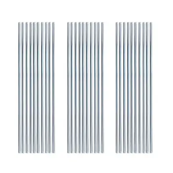 

New 30Pcs 1.6mm 50cm/19.7" Low Temperature Welding Wire Flux-Cored Aluminum Rod WE53 Copper Replacement Kits No Solder Powder