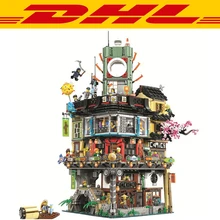 2017 New 5041Pcs Ninja City Construction Model Building Kit Blocks Bricks Toy For Children Gift Compatible With 70620