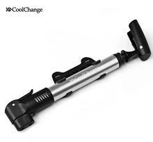 CoolChange Aluminium Alloy Mini 130 PSI Pump Portable Bike Bicycle Frame-Mounted Pumps for Presta valve/Schrader valve bicycle mounted waterproof shockproof mini aluminium alloy luminous clock watch gold silver
