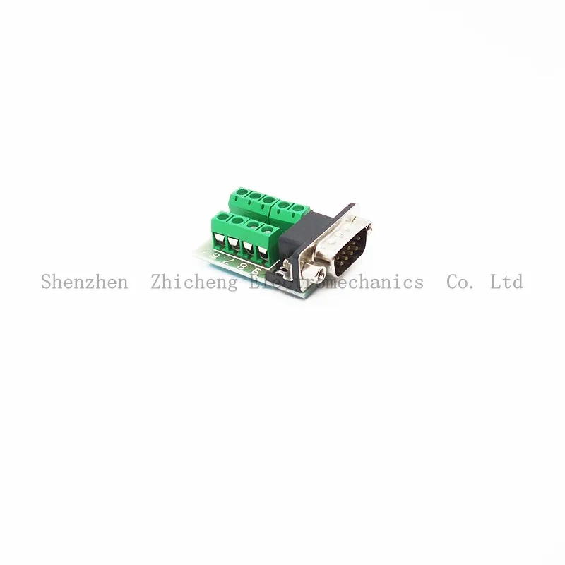 

RS232 to DB9 Nut Type Connector 9-Pin male adapter signals Terminal module