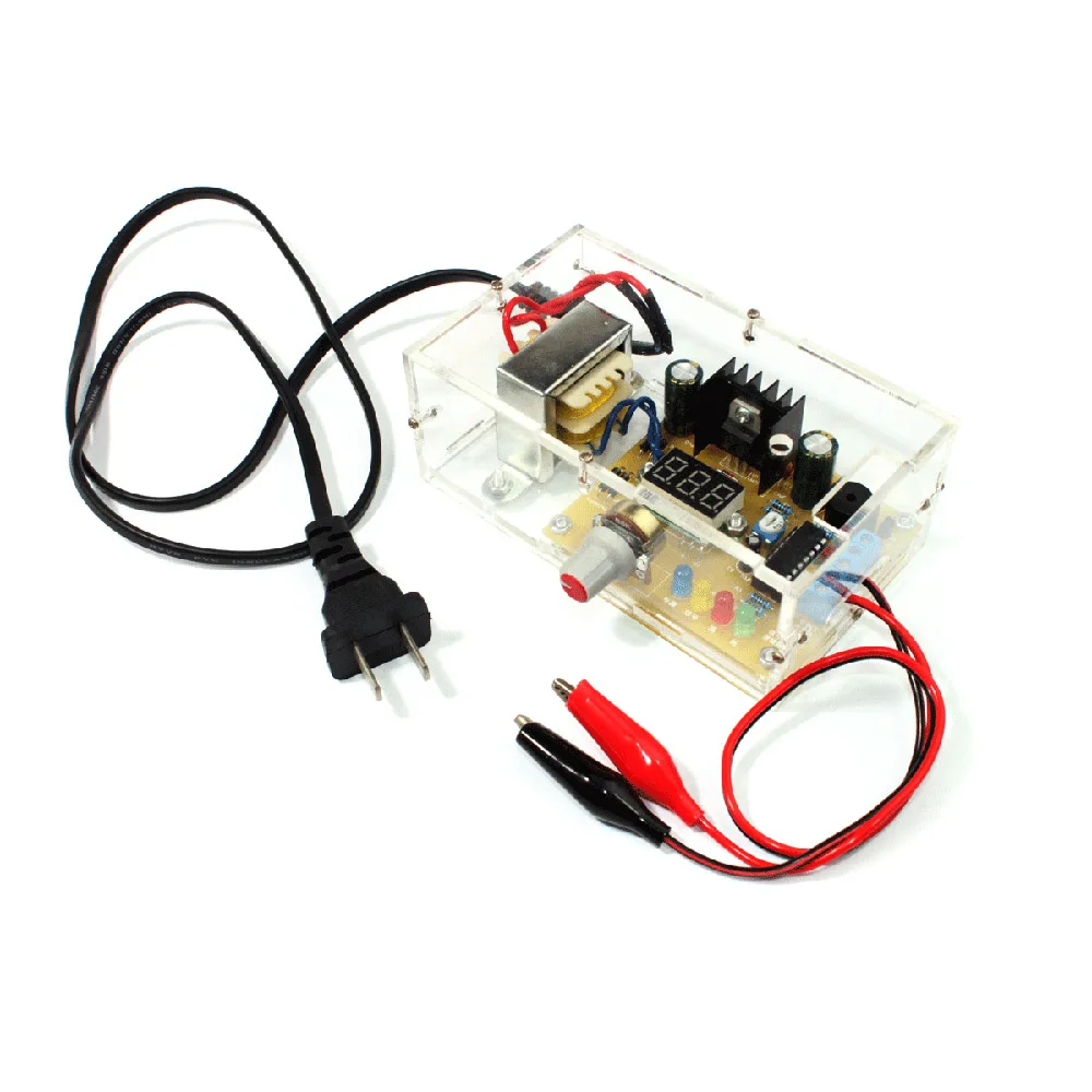 LM317 1 25 В 12 в источник питания с постоянно регулируемым напряжением DIY комплект