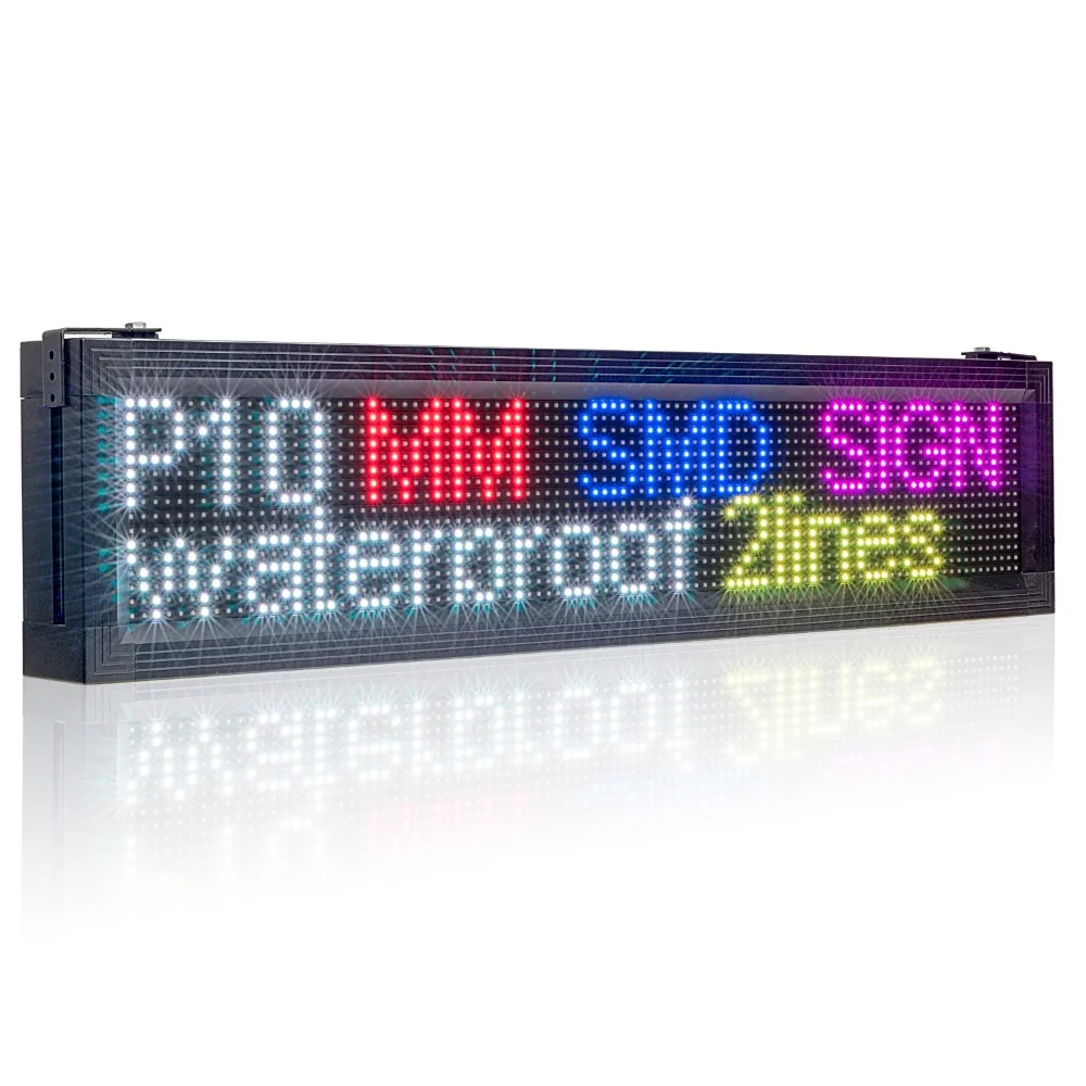 Outdoor 7-Color RGB Full Color LED Display Brand Wifi and USB Programmable Scrolling information P10 3535SMD Waterproof LED sign Outdoor 7-Color RGB Full Color LED Display Brand Wifi and USB Programmable Scrolling information P10 3535SMD Waterproof LED sign