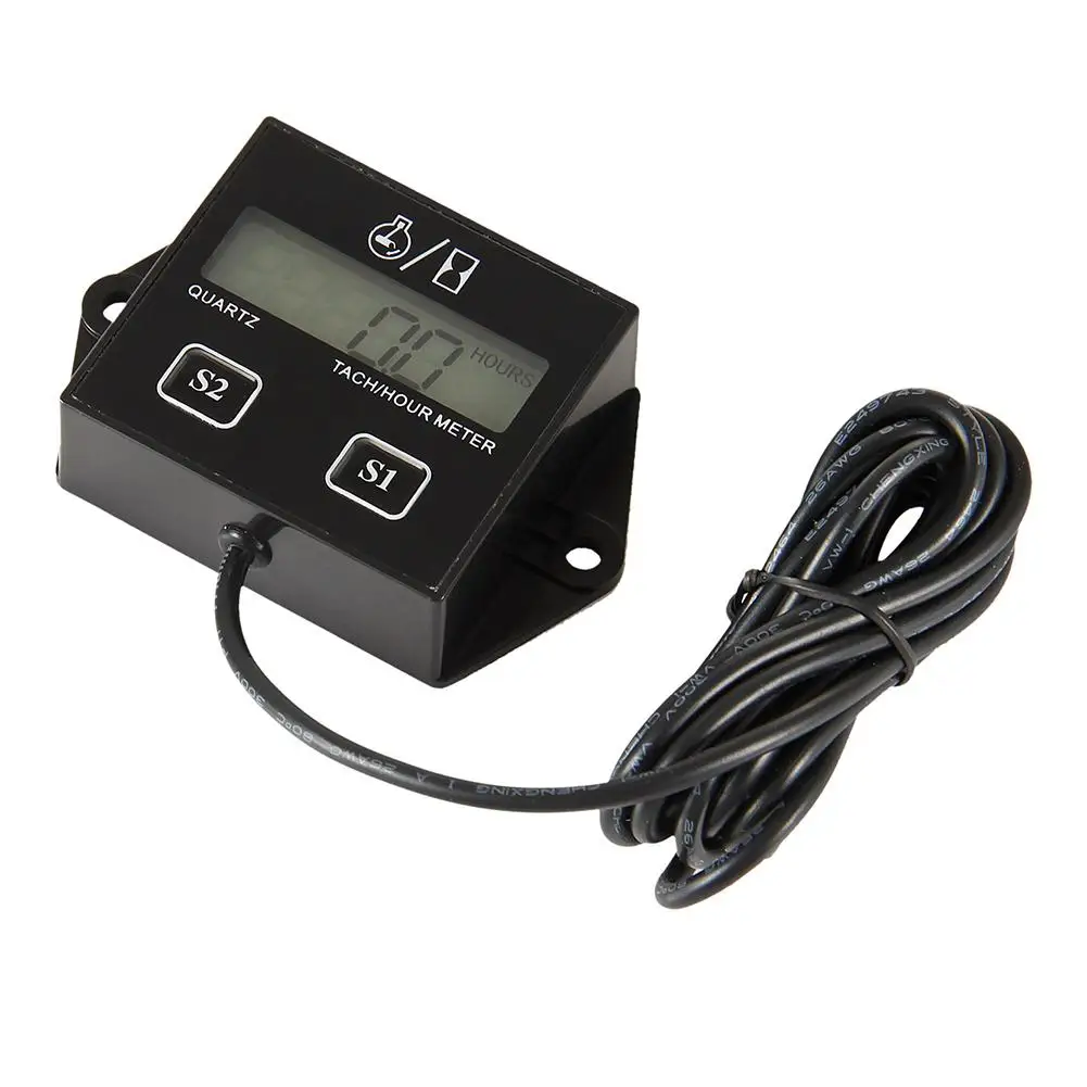 

Motorcycle Instruments Wholesale Tachometer Timer Motorcycle Accessories LCD Motorcycle Revolution Timer for Engine Revolution