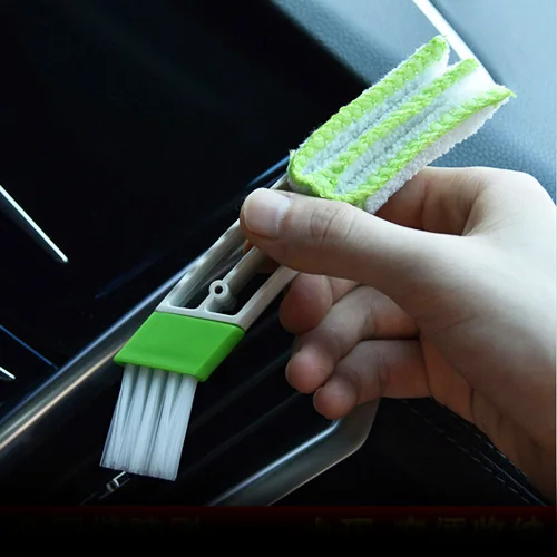 Щетка из микроволокна для мытья автомобиля щетка для очистки воздуха кондиционер компьютерная клавиатура вентиляционные оконные принадлежности универсальная Чистка - Цвет: Style B
