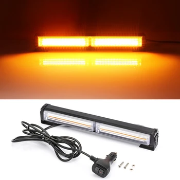 

Flash Light Strobe Flash Emergency Warning Light Car LED COB 9 Modes Styling Amber Beacon Light Police Emergency Signal Lamp