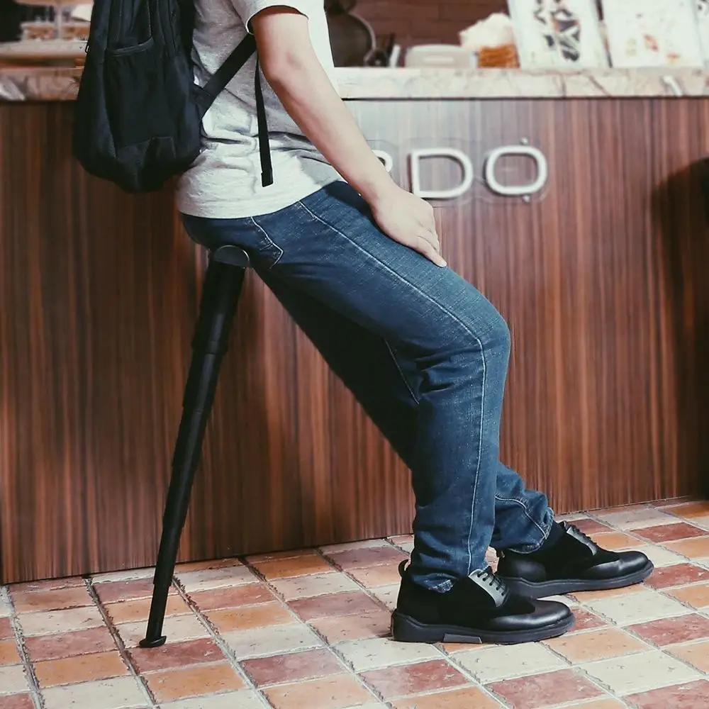 

Telescopic Adjustment Outdoor Travel Business Trip Folable Sitpack Folding Seat Portable Telescopic Stool Chair DROPSHIPPING