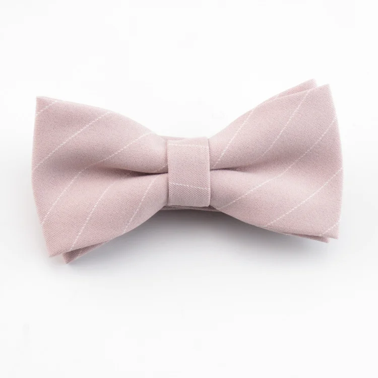 Светильник с розовым галстуком, галстук в белую полоску, мужской бледно-розовый тонкий галстук-бабочка для мужчин, карманный квадратный галстук-бабочка