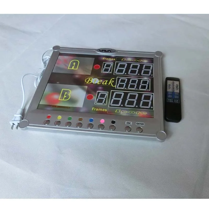 

Remote Control Snooker Billiards Electronic Scoreboard