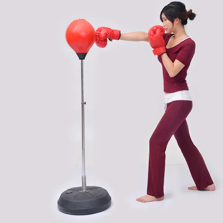 Us 64 58 20 Off 25 Adjule Freestanding Reflex Punching Bags Solid Ball Boxing Sd Bag For Kids Exclusive Patented Tension In