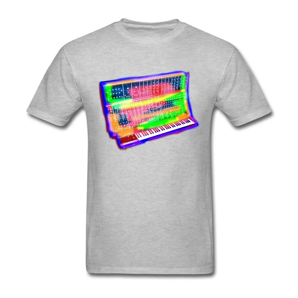 Синтезатор футболка Дизайн Для мужчин с короткими рукавами Tshirs смешно