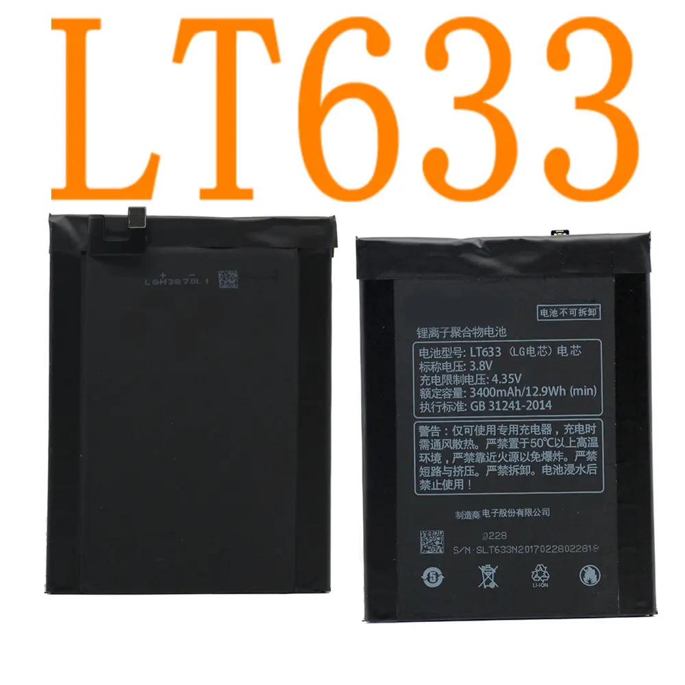 LT633 3400m High quality battery Replacement accumulators for LeEco Letv Le 1 Max X900 Smartphone | Мобильные телефоны и