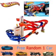 Подлинный спортивный Спортивный костюм для автомобиля с горячими колесами brinquedo Educativo автомобильный трек захватывающее купе Hotwheels трек CDR08 игрушки для детей