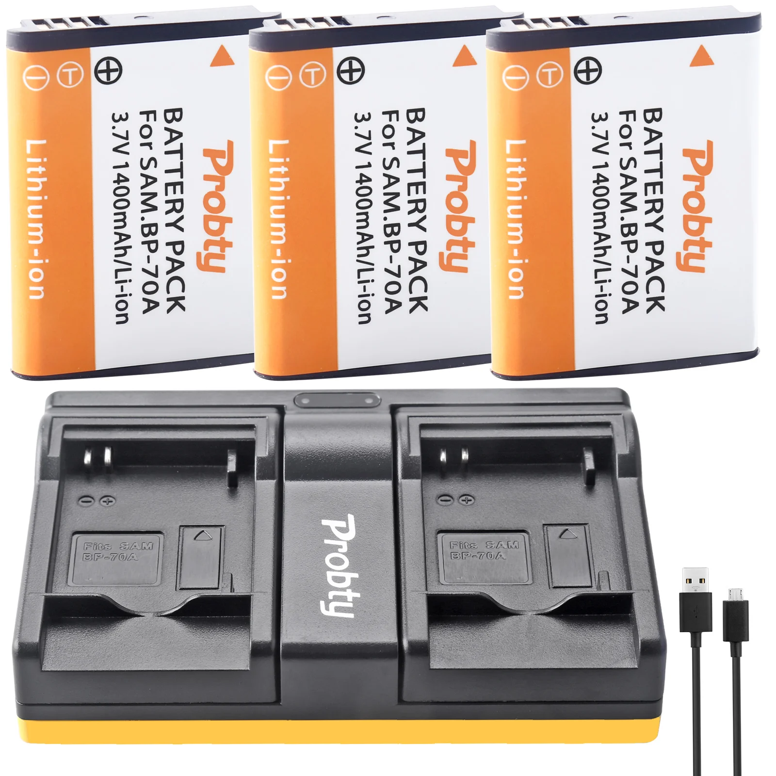 Bp-70A Batteria Ricaricabile Li Ion Per Samsung Pl80 Pl90 Pl100 Pl101 Pl120 Pl1 Pl100 Es70 Dv100 Dv10 Dv100 Dv101 Dv150F Dv90