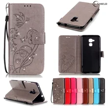 Флип-чехол для huawei Honor 5C 5 C NEM-L21 NEM-L51 кожаный чехол для телефона с бриллиантами для huawei Honor 7 Honor7 Lite NEM L51 L21