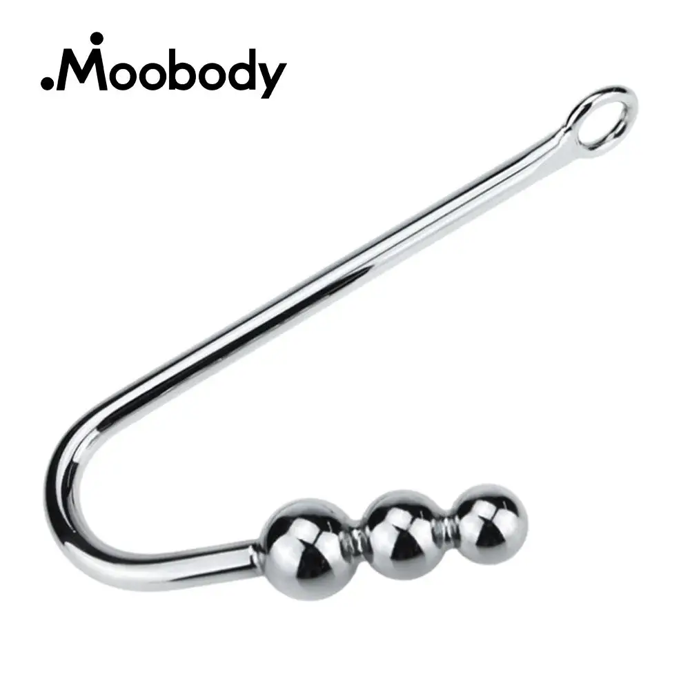 Metal Anal Butt Plug &amp Prostate Massager Hook With Balls Anus Rod Beads Sex Toy For Couples Gay Fetish Bondage 3 Types | Красота и