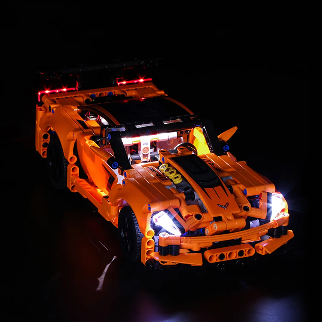 

Vonado Battery Operated LED Light Building Block Accessory Kit for Lego Chevrolet ZR1 42093 (LED Included Only, No LEGO Kit)