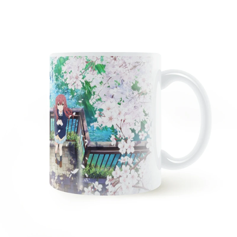 

Ishida Shouya & Nishimiya Shouko Anime A Silent Voice Mug Coffee Milk Ceramic Cup Creative DIY Gifts Home Decor Mugs 11oz T1402
