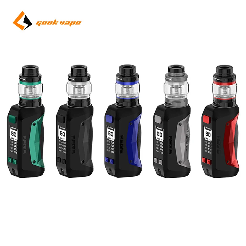 

Original Geekvape Aegis Mini 80W Kit 2200mAh Built-In Battery Fast Charging Vape Mod With 5.5ml Cerberus tank VS aegis legend