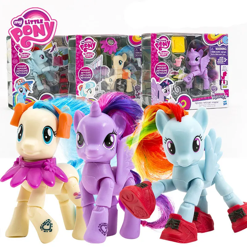 My Little Pony Friendship is Magic милая игрушка шарнир подвижная Базовая пони кукла серия