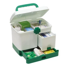 Extra Large 23.5X17X20.3cm Household Multi-layer Handy Home First Aid Kit Multifunctional Medicine Box Storage Case FREE POST