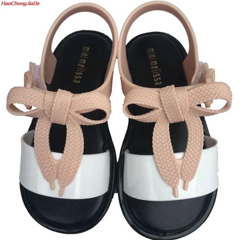 

Melissa Mini Shoes 2019 New Summer Style Jelly Shoe Girl Non-slip Kids Beach Sandal Toddler Kids Girsl Toddler Shoes Fashion