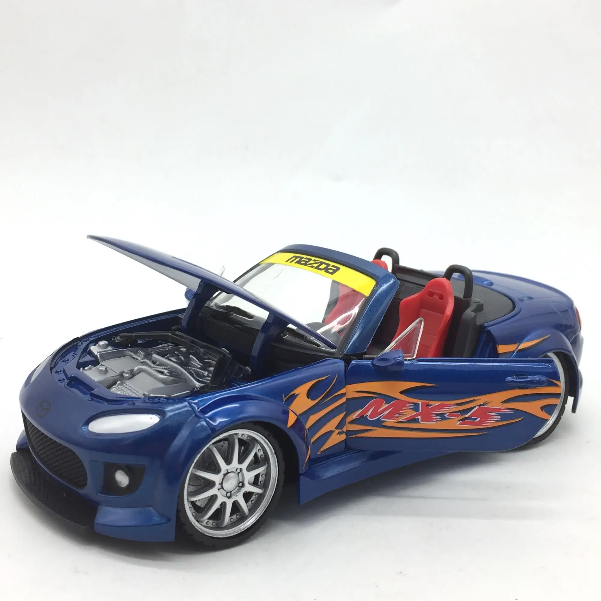 

1:24 advanced alloy Mazda MX-5 car models,high simulation Wide body Mazda MX-5,collection toy vehicles,free shipping