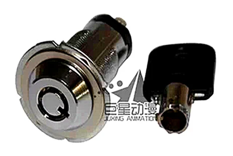 

Jx-a general round key flat plug up feed lock black key game machine upfeed lock