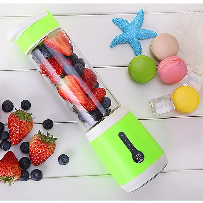 

480ml Portable Electric Juicer Cup Bottle USB Charge Juice Blender Fruit Squeezers Reamers Bottle Egg Whisk Fruits Mixer Machine