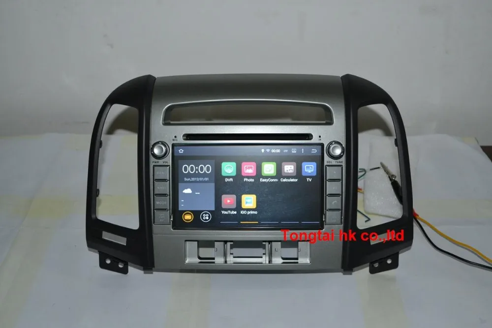 Clearance 7" Android 7.1 for hyundai SANTA FE 2006 2012 car DVD radio player  3 hole,gps navigation,3G,BT,Wifi,2GB Russian,english 13