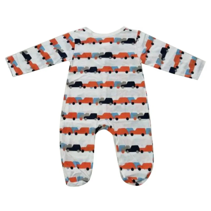 

Spring Newborn Kid Baby Boy Girl Character Car Pattern Cute Cotton Bodysuits Soft Jumpsuit Clothes 0-24 M