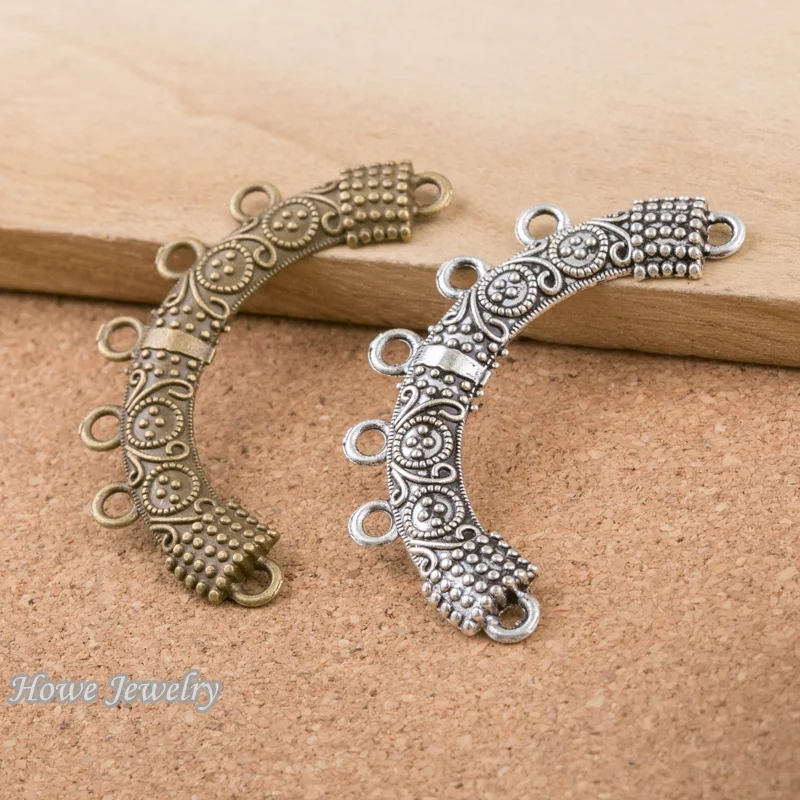 

50pcs vintage connector charm fit for earring Pendant European Style DIY jewelry findings D027