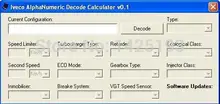 IVECO AlphaNumeric Decode Calculator