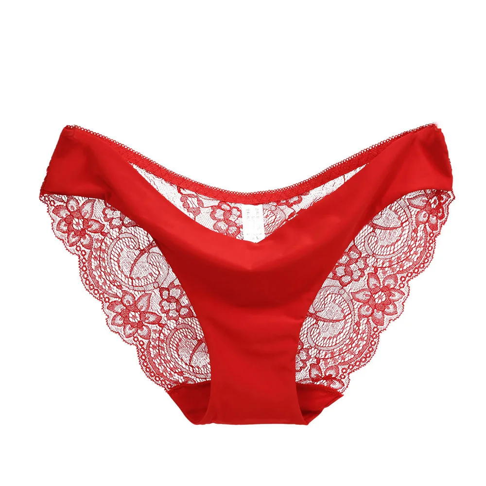 Women lace Panties Seamless soft and comfortable Cotton Panty Hollow briefs Underwear L50/0118